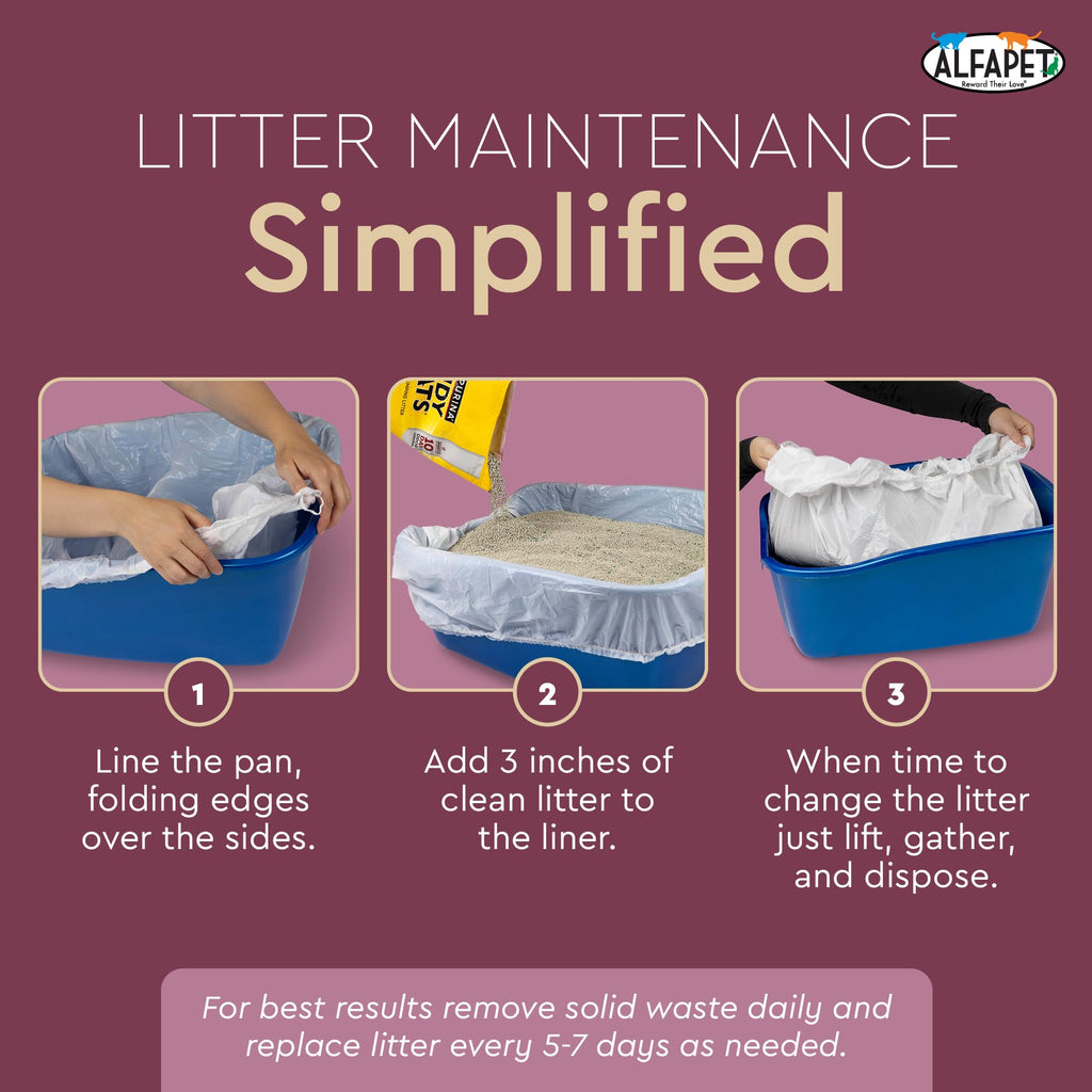 Cat Litter Box Disposable Elastic Liners 48 Count L812868