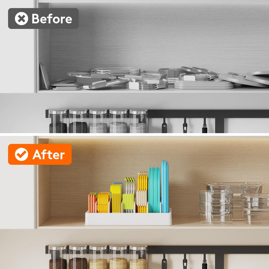 Kitchen Cabinet Organizer with 7 Sections Q74330