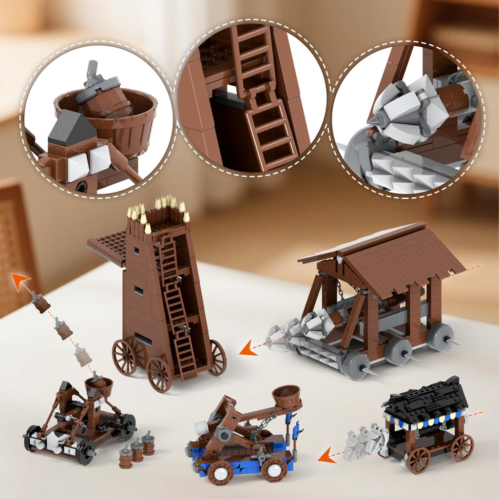 Medieval Castle Battle Building Block Set I606