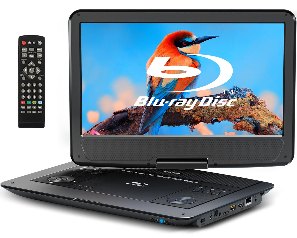 16.9" Portable Blu Ray Player with 14.1" 1080P Swivel Screen I51373