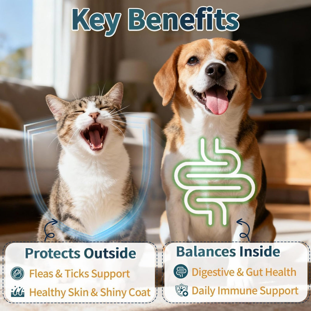 Flea and Tick Prevention for Cats and Dogs Drops T4185