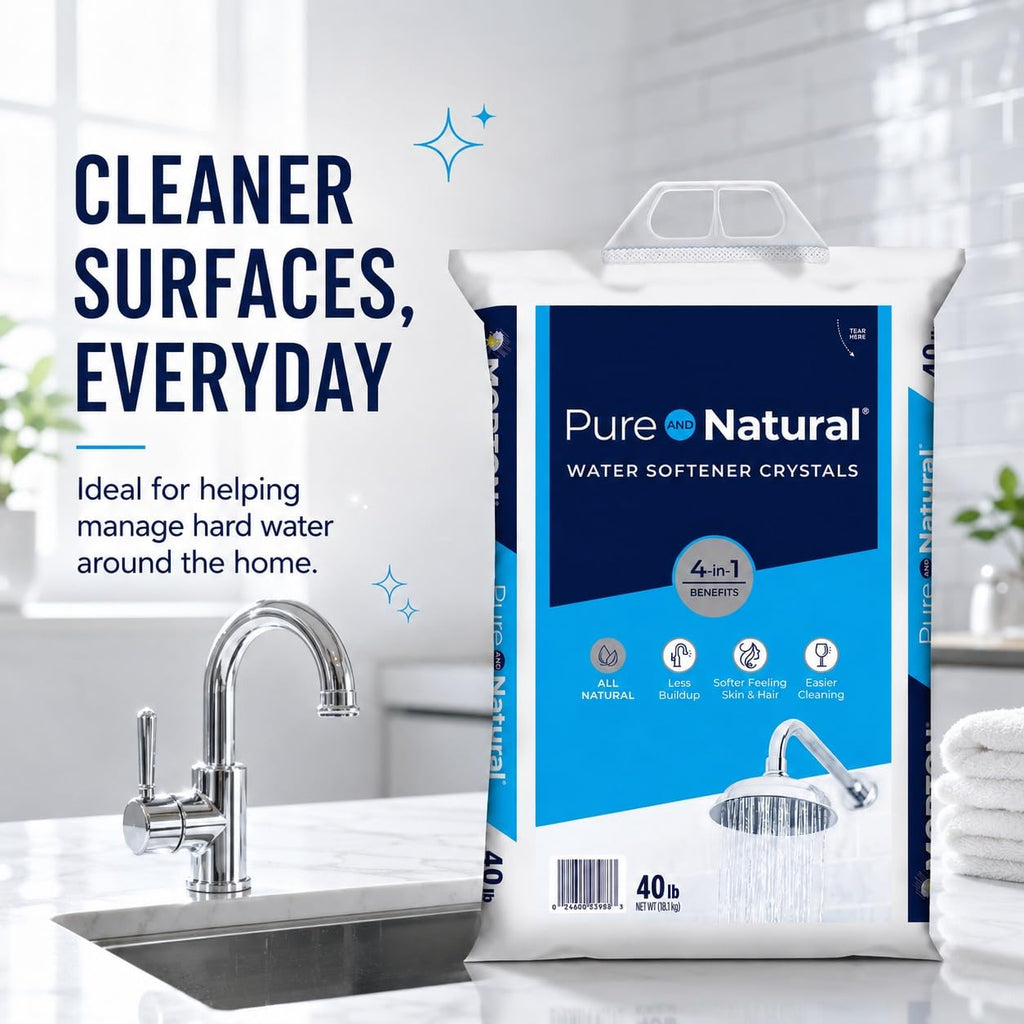 Water Softener Salt Crystals 40 lb 3 Pack B7138