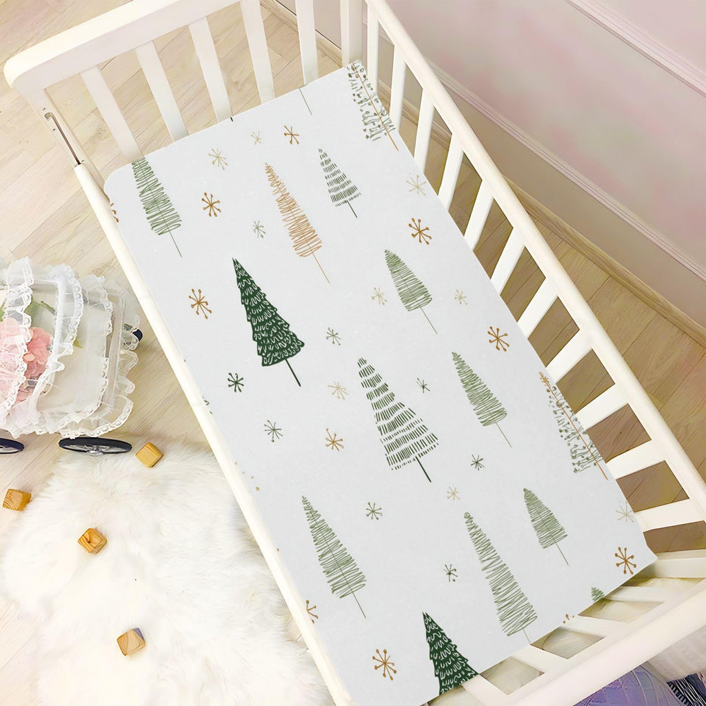 Fitted Crib Sheet Soft Microfiber 27" x 39" x 5" S952734