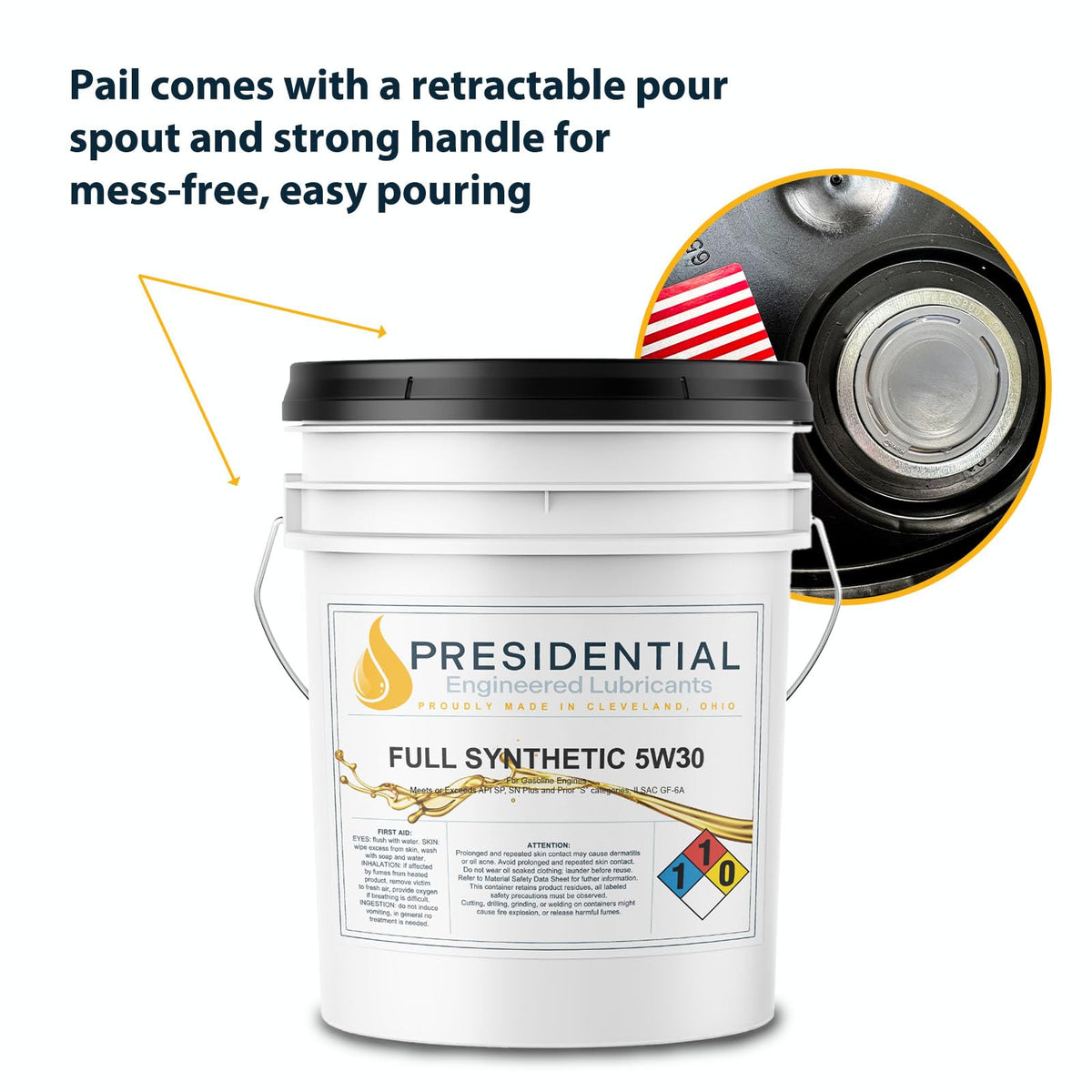 Full Synthetic 5W30 5 Gallon Pail S300