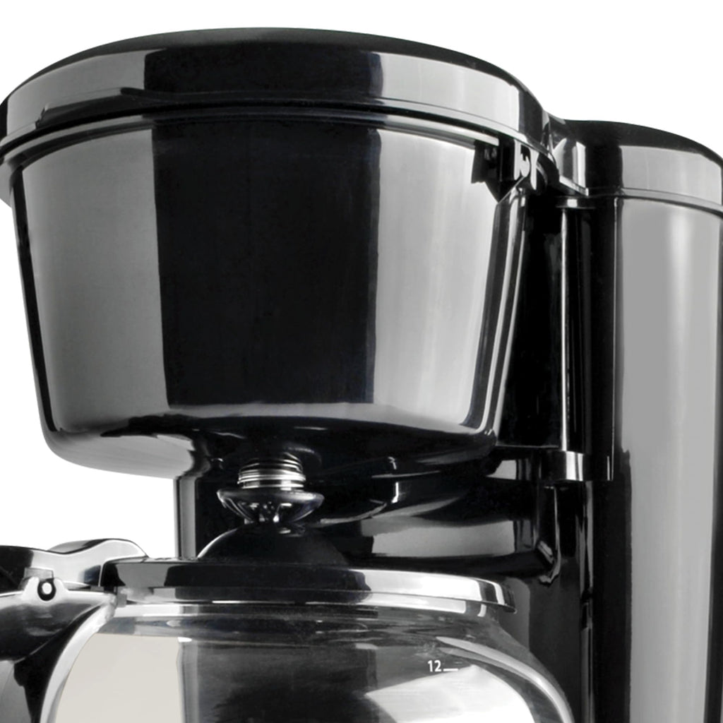 12-Cup Stainless-Steel Coffee Maker with Glass Carafe R526
