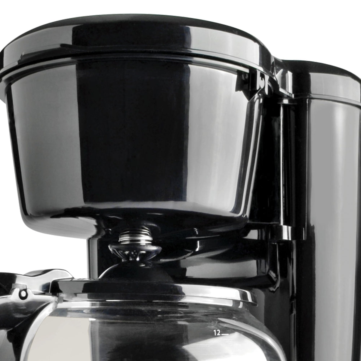 12-Cup Stainless-Steel Coffee Maker with Glass Carafe R526