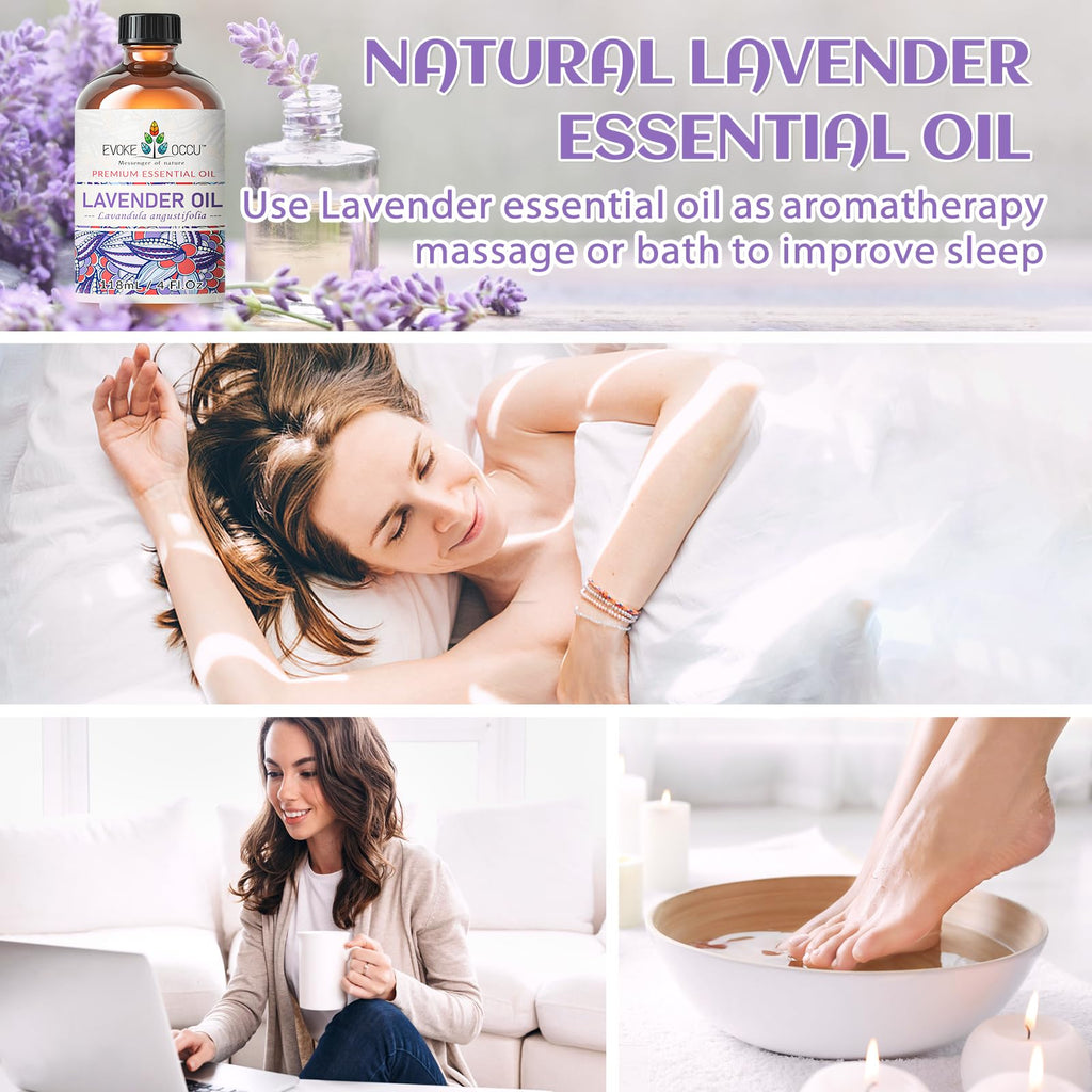 Clove and Lavender Essential Oil 4 Fl Oz N5200