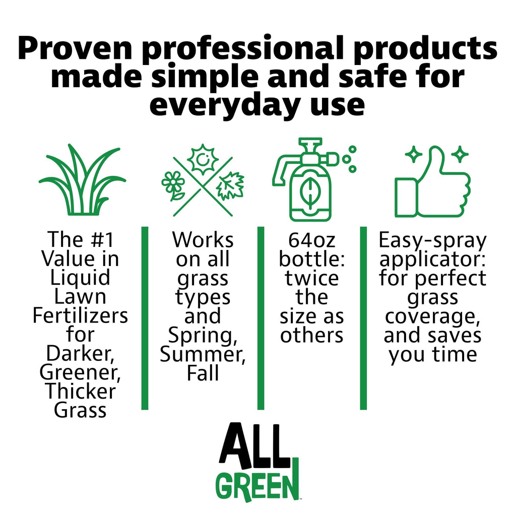Liquid Lawn Fertilizer 28-0-0 64 oz Hose End Sprayer G305