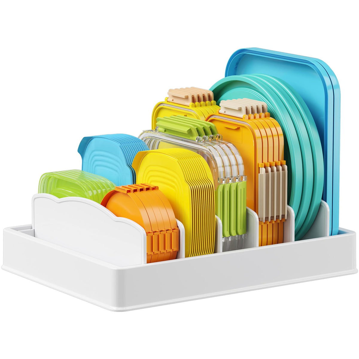 Kitchen Cabinet Organizer with 7 Sections Q74330