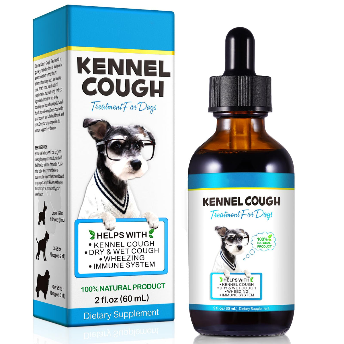Kennel Cough Herbal Drops 2.02 Fl.oz / 60 ml F94622