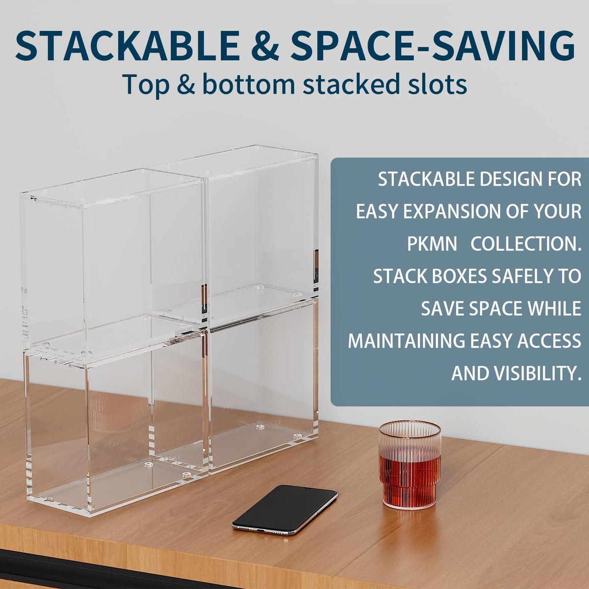 Acrylic Display Case with Sliding Lid, 1 Pack F2439