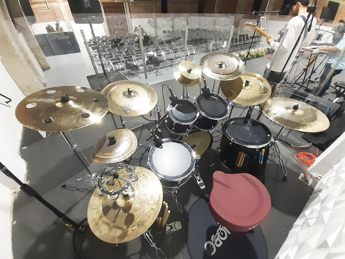 Portable Drum Shield 5-Panels 2ft x 5ft J524160