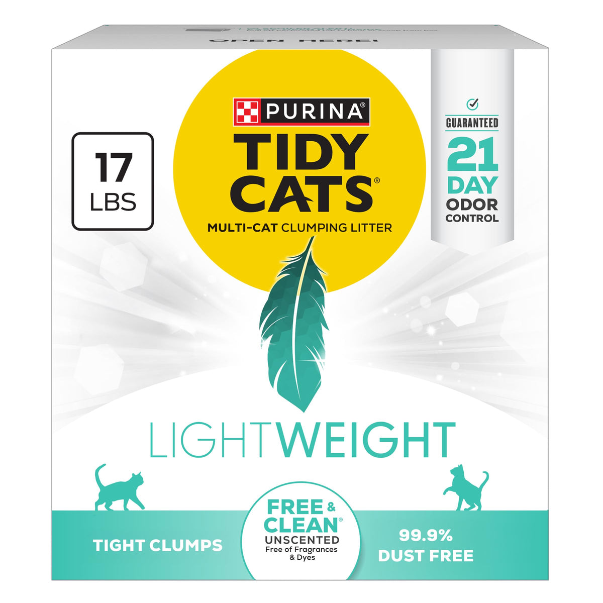 Low Dust Clumping Unscented Cat Litter 17 lb H511