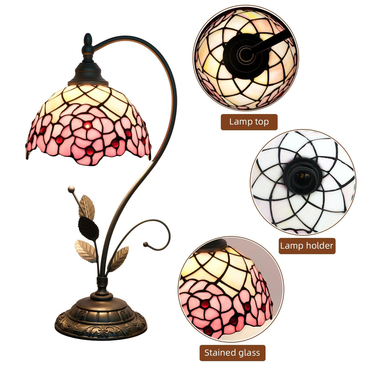 Stained Glass Table Lamp U34868