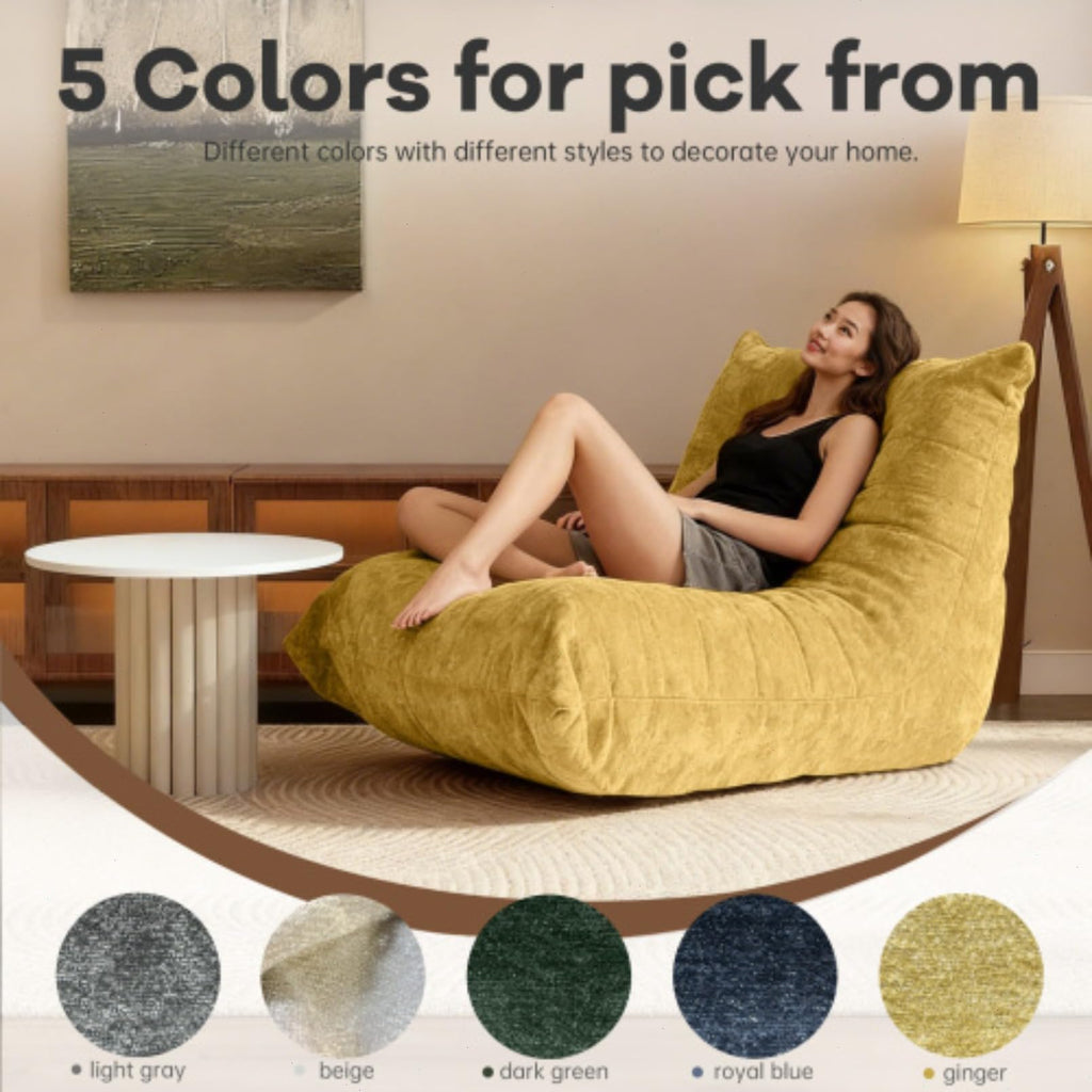 Memory Foam Flannelette Bean Bag Chair O289