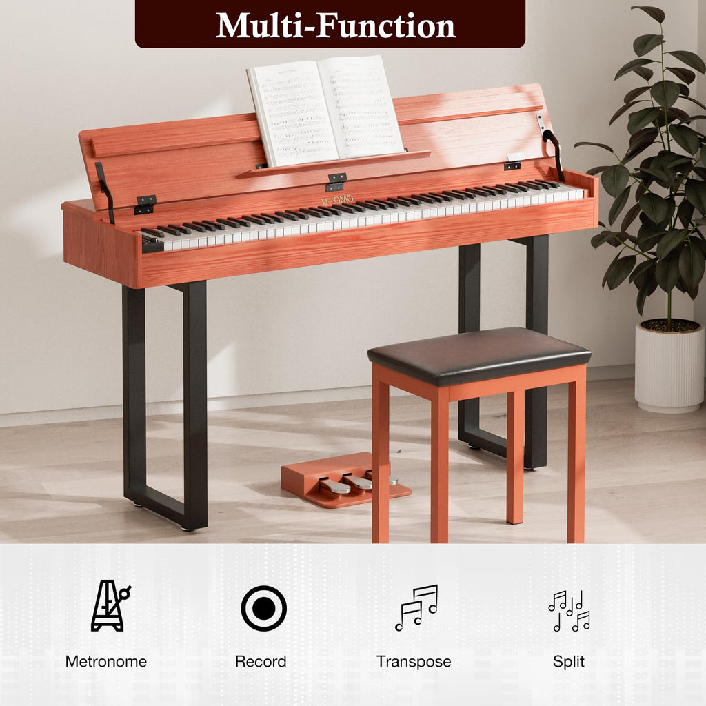 88 Key Weighted Digital Piano with Triple Pedals P288097