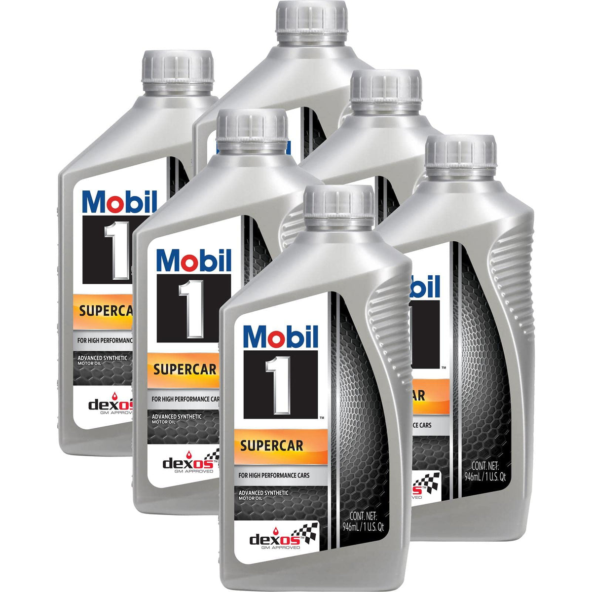5W-50 Full Synthetic Motor Oil 6 Quarts B9652