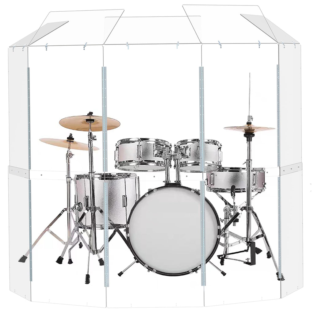 Portable Drum Shield 5-Panels 2ft x 5ft J524160