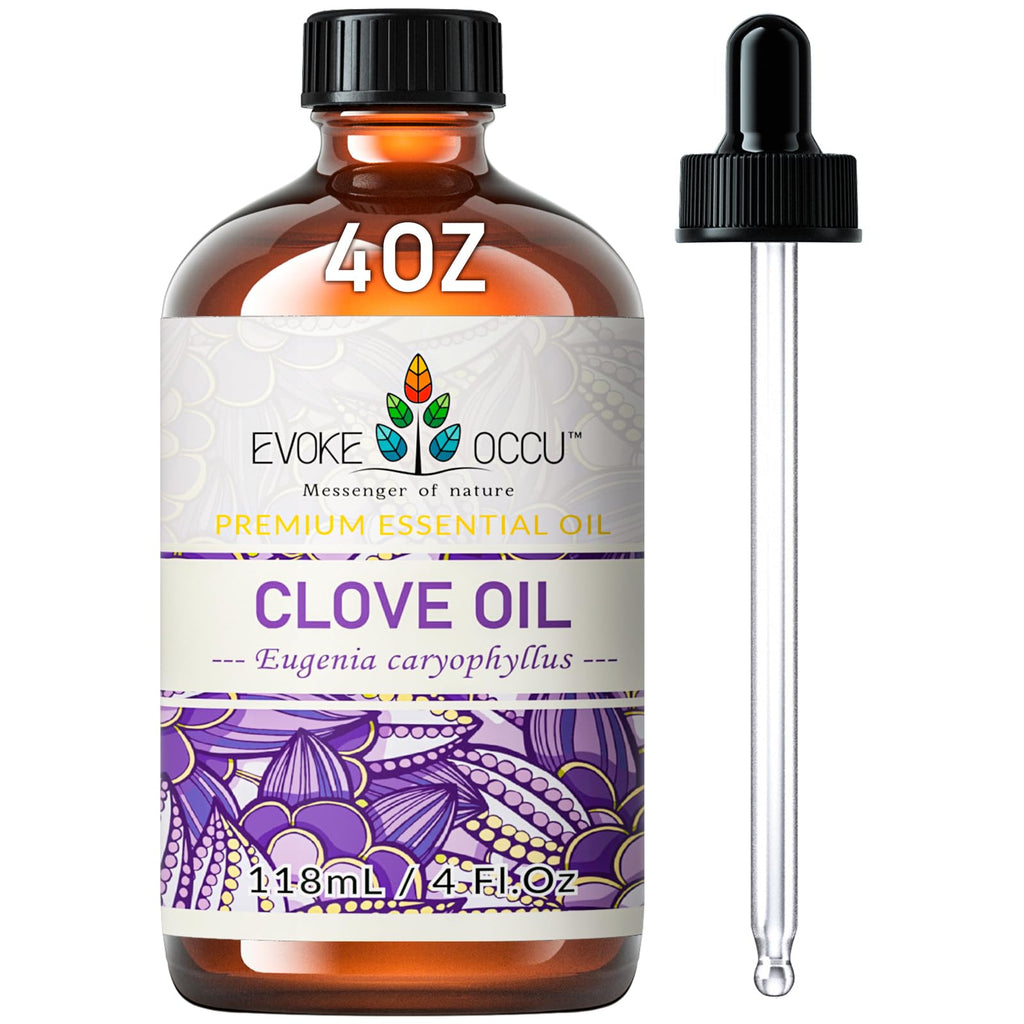 Clove and Lavender Essential Oil 4 Fl Oz N5200