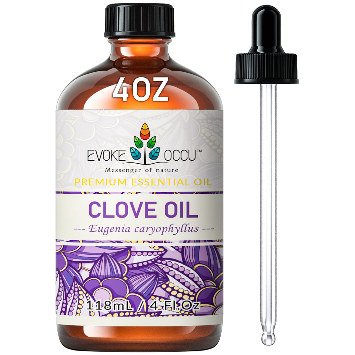 Clove and Lavender Essential Oil 4 Fl Oz N5200