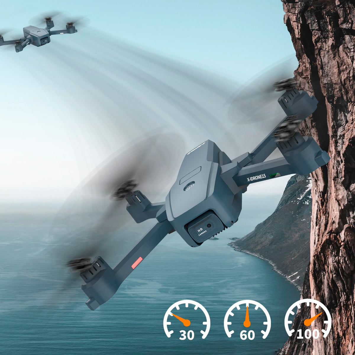 Camera Drone with Adjustable Lens U4386