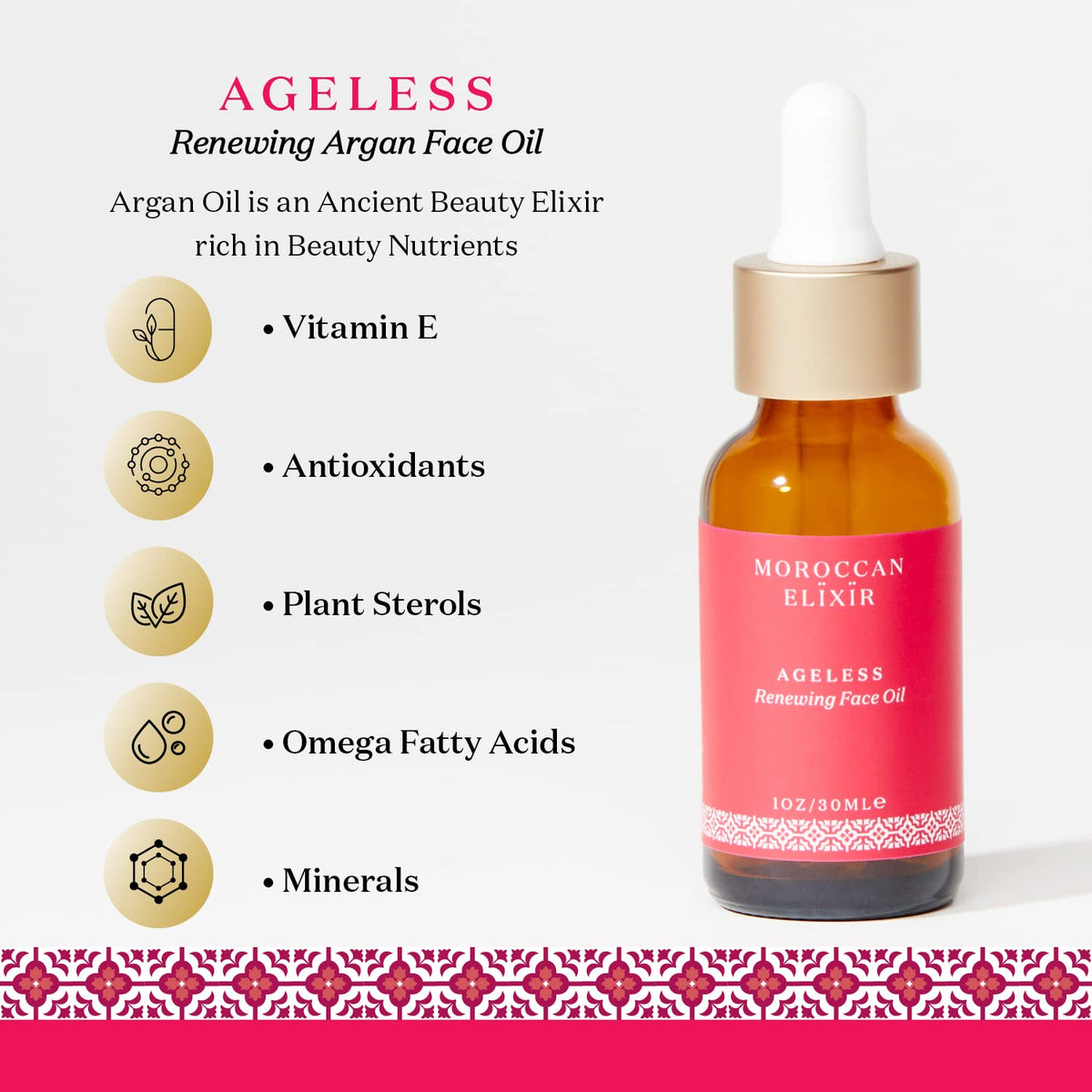 Pure Argan Oil with Essential Oils 1 oz L36473