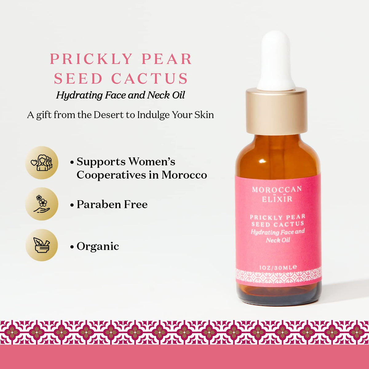 Prickly Pear Face & Neck Cactus Oil 1 oz J369