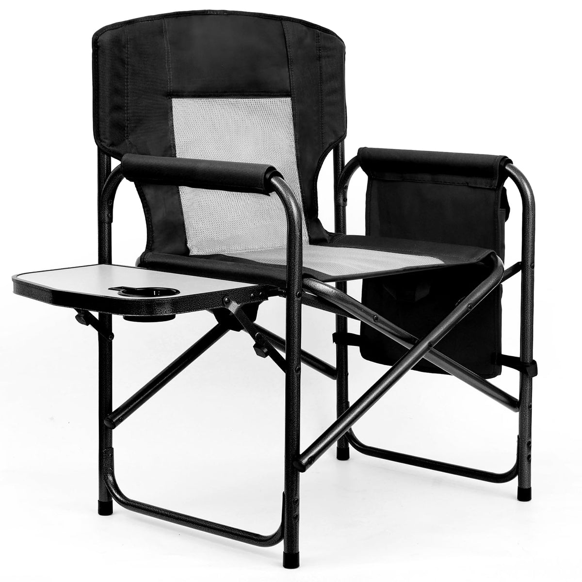 Camping Chairs, Folding Chairs for Outside, Directors Chairs Foldable Adults Heavy Duty, Support to 450LBS R10233