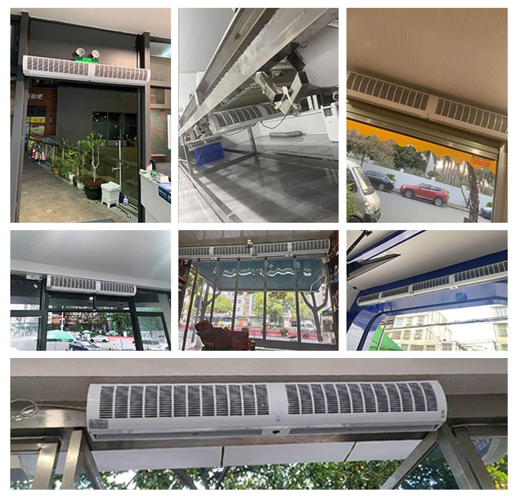 Over Door Air Curtain Fan with Remote Control 60cm G5803