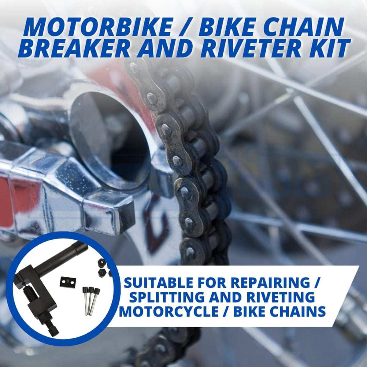 ATV Bike Drive Chain Cutter Breaker Riveting Set L2323