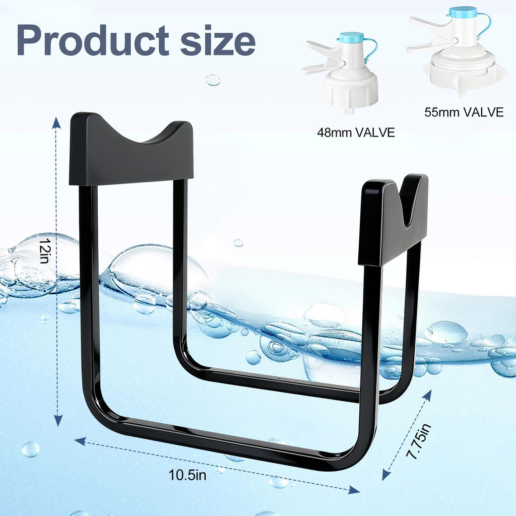 Water Dispenser Stand with 2 Faucets for 5-Gallon Buckets U81127