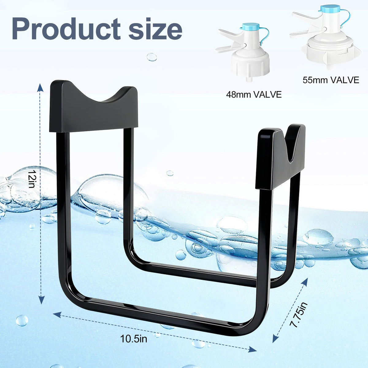 Water Dispenser Stand with 2 Faucets for 5-Gallon Buckets U81127
