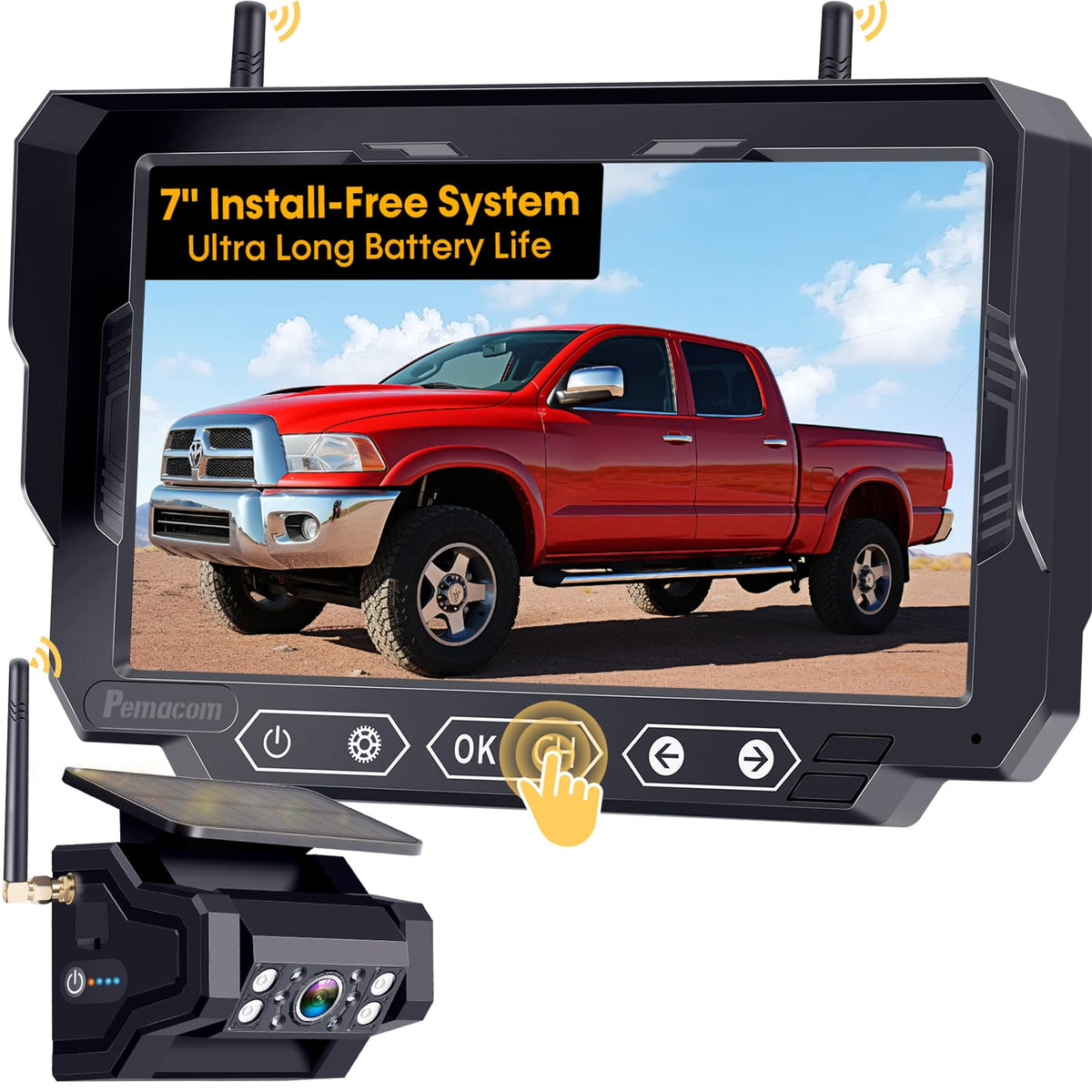 1080P HD Wireless Backup Camera D12911