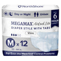 Adult Diapers with Tabs, Medium, 12 Count I4298