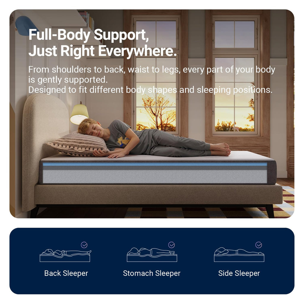 5 Inch Twin Memory Foam Mattress U81439