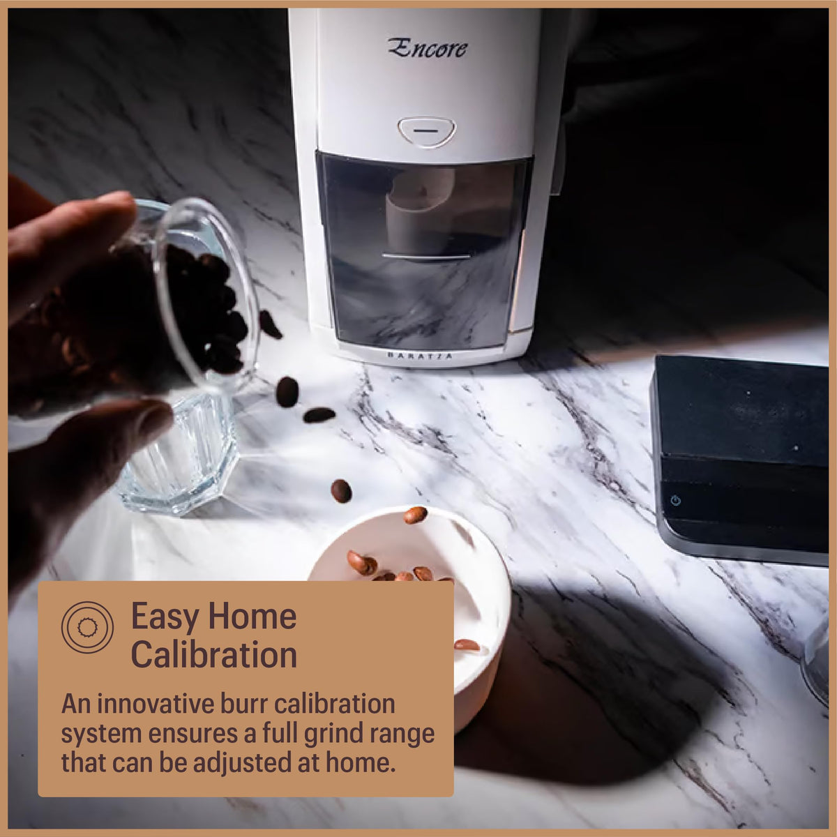 White Coffee Grinder P696