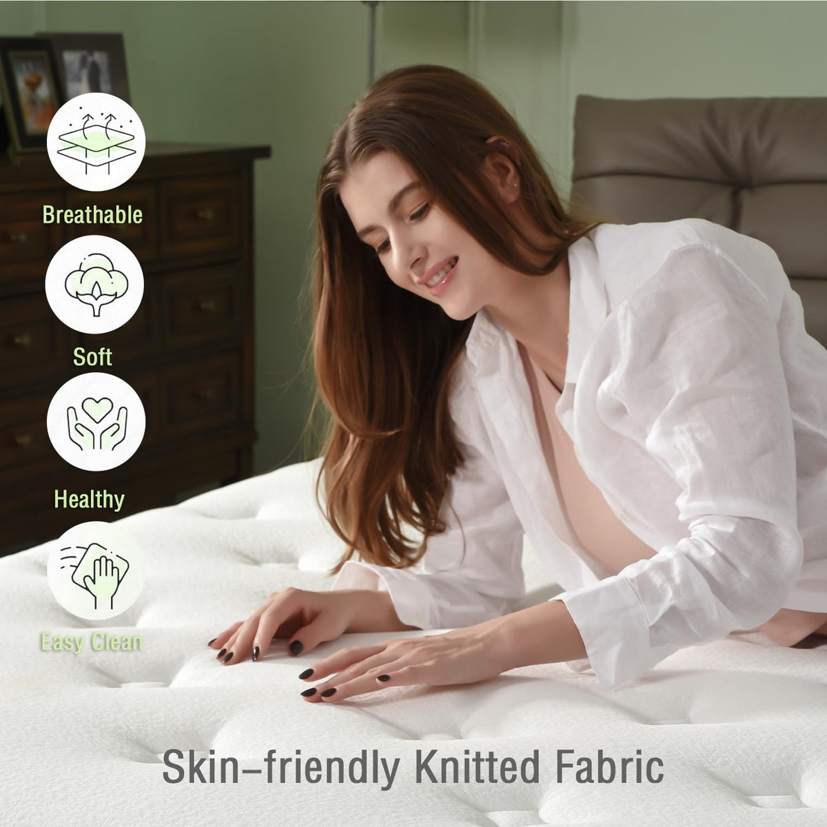 Full Size 12 Inch Hybrid Gel Memory Foam Mattress E979