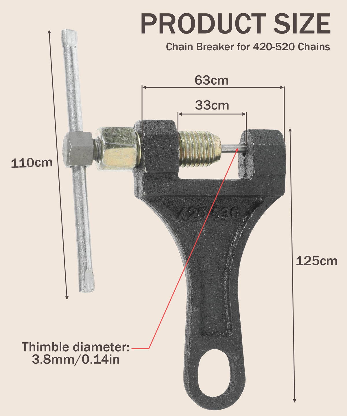 Chain Breaker Riveting Tool F727744