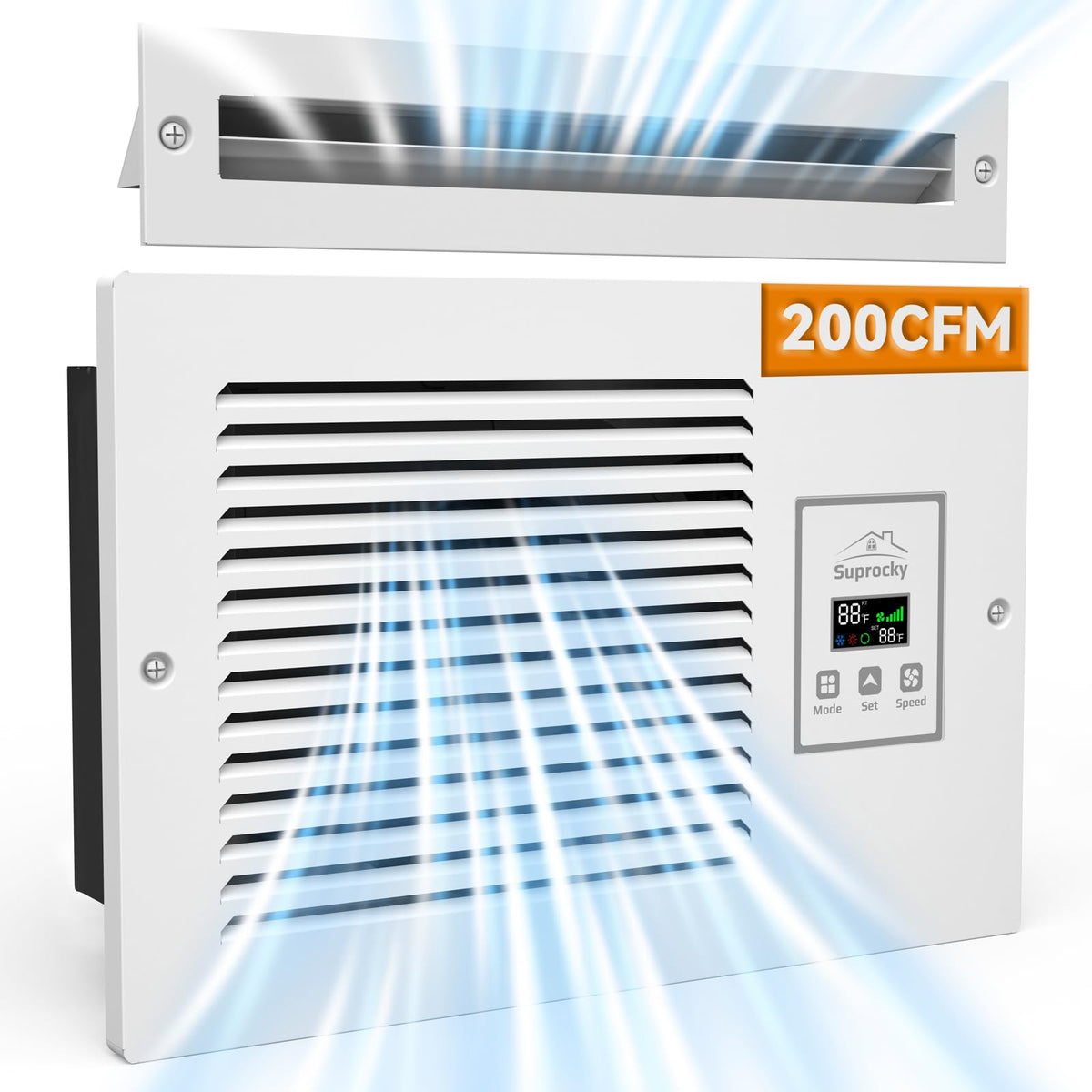 Hardwired 3-Speeds 200 CFM Air Transfer Fan A150889