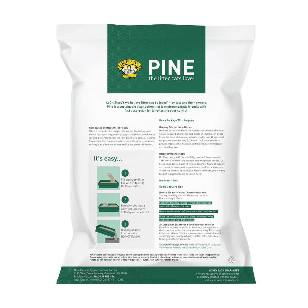 All-Natural Kiln-Dried Pine Cat Litter 40 lb. Bag L160