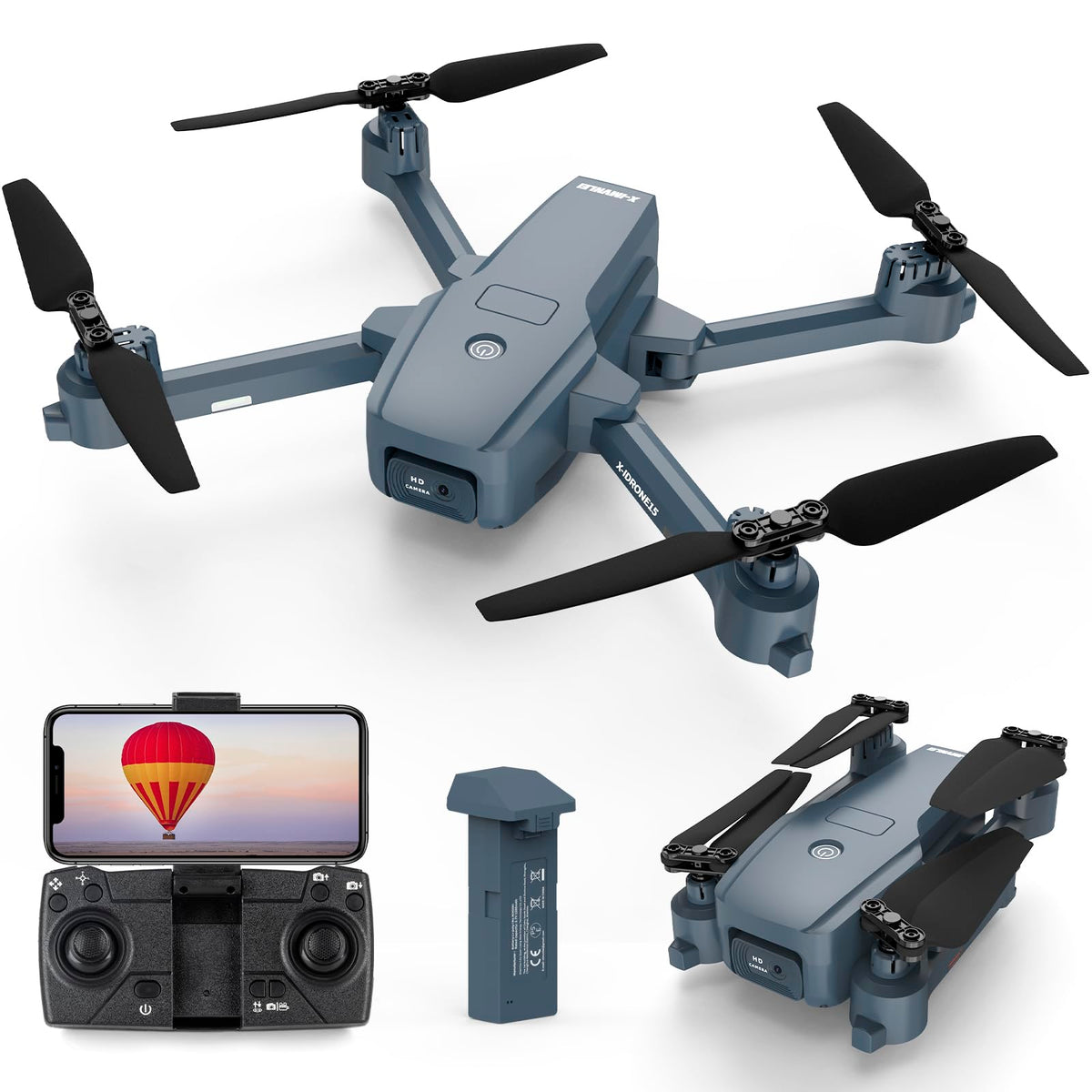 Camera Drone with Adjustable Lens U4386