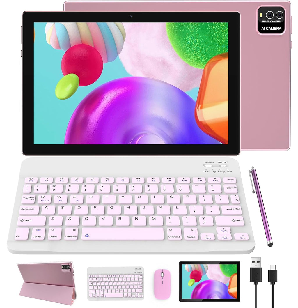 10 Inch Android Tablet with Keyboard 8GB+64GB F3473