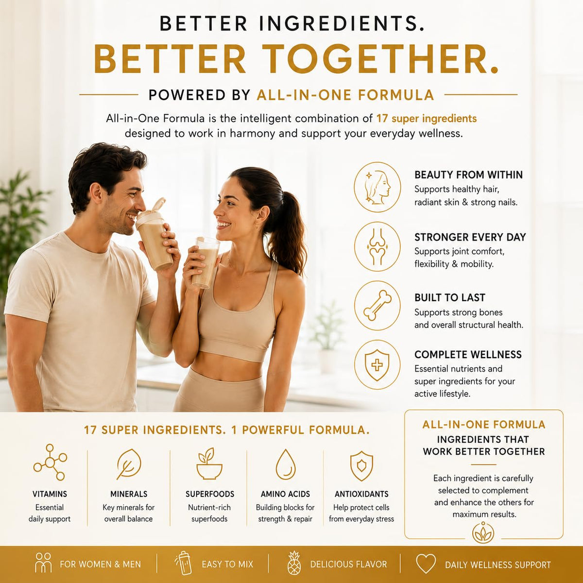 Collagen Peptides Powder Cocoa Flavor 16 oz U790