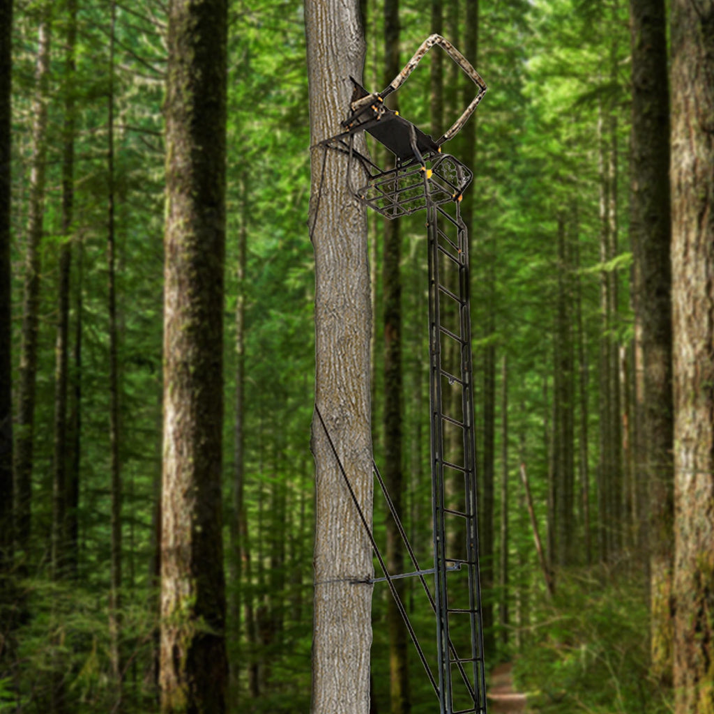 Adjustable 17 ft 1-Person Ladder Tree Stand X782785