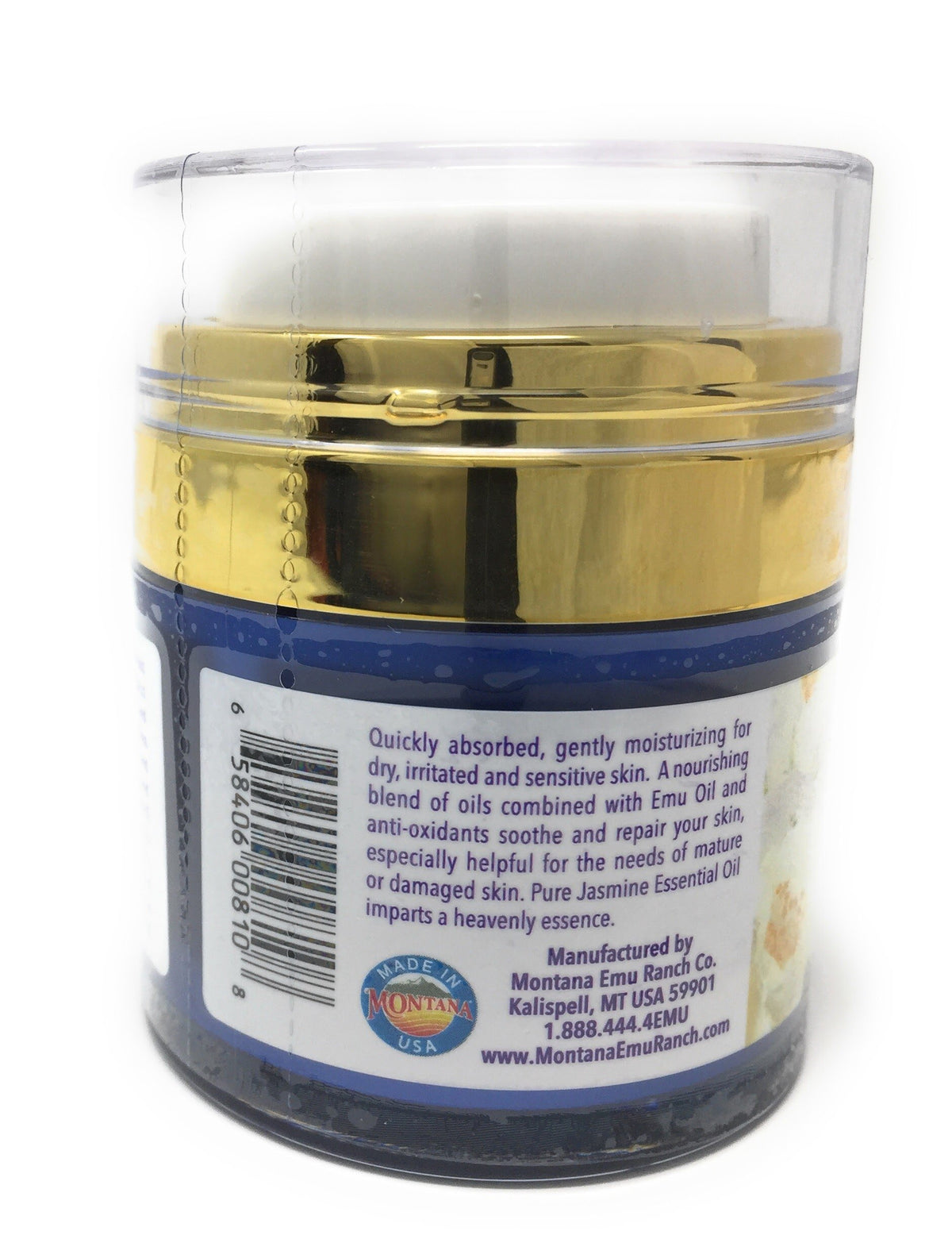Jasmine Facial Cream 1 Ounce Jar with Emu Oil G128