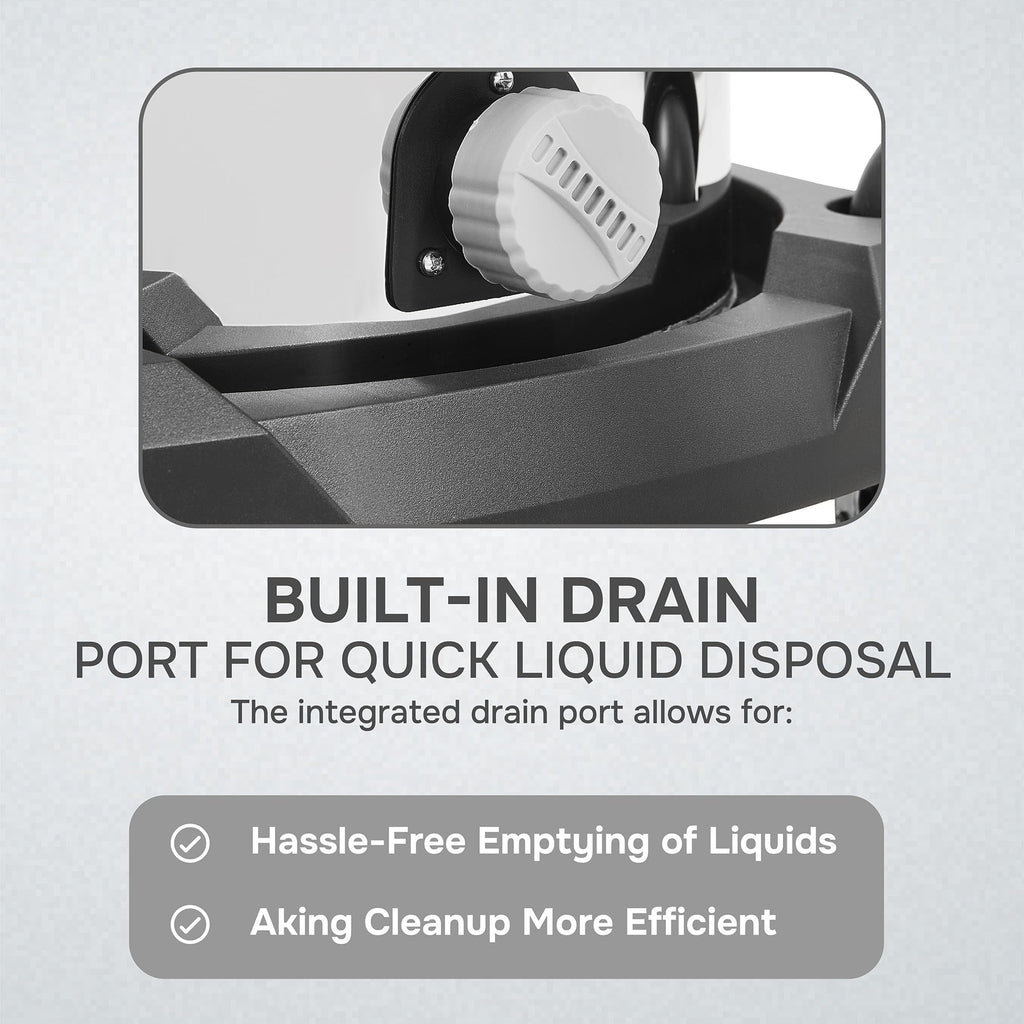 21 Gallon 8.5 Peak HP Stainless Steel Wet/Dry Shop Vacuum L76511