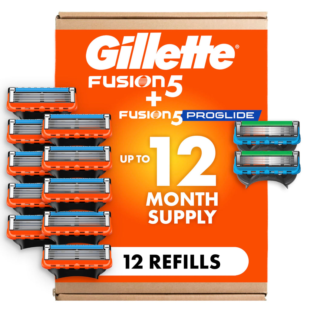 Men's Razor Blade Refills, 5-Blade Cartridges, 12 Count D306960
