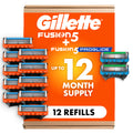 Men's Razor Blade Refills, 5-Blade Cartridges, 12 Count D306960