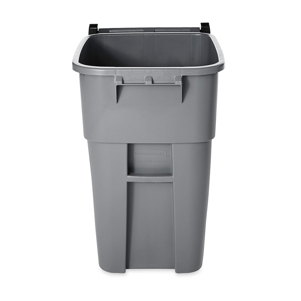 65 Gal Plastic Trash Can with Wheels X6777