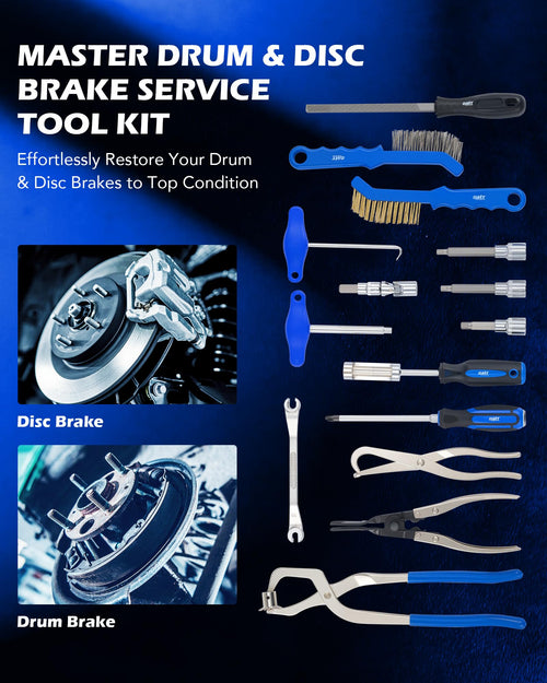 15-Piece Drum & Disc Brake Tool Kit U649725